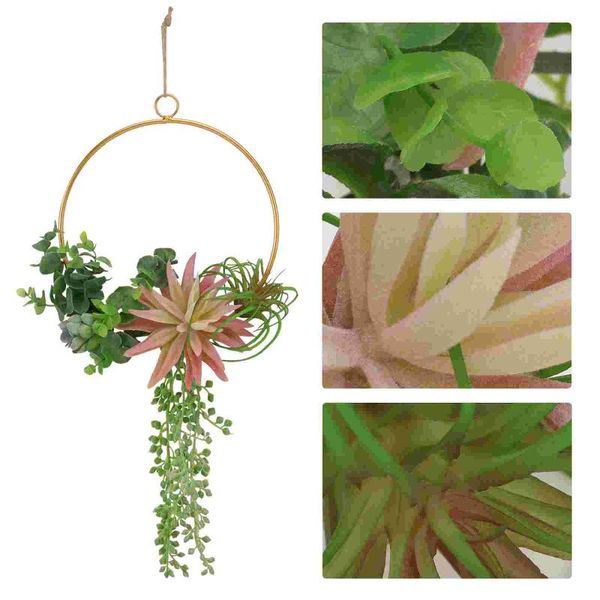 

decorative flowers & wreaths 1pc lifelike artificial wreath ornament fake plant hanging decor pendant
