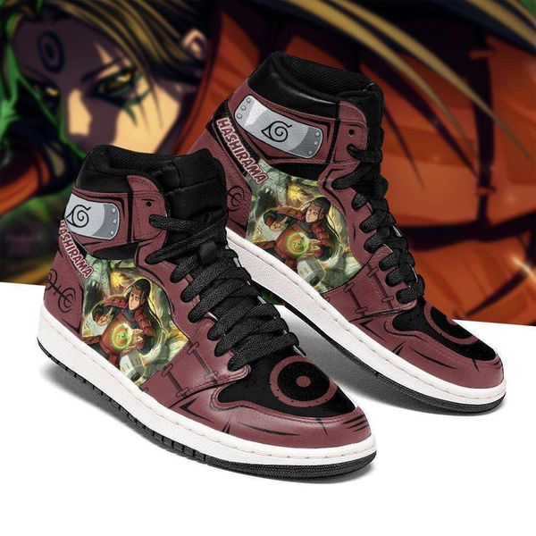 

hashirama senju sneakers jutsu anime customization sneakers