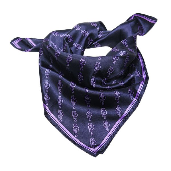

silk spring and autumn printed scarves, can be customized, Blue;gray