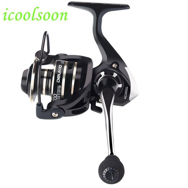 

icoolsoon fishing boat ac sea pole fishing gear with all metal rocker arm spinning reel 5.2:1 pre-loading