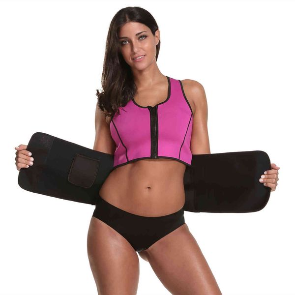

luxury women's shapers straight shaping vt, sports sweating, abdominal fitns neoprene corset, Black;white