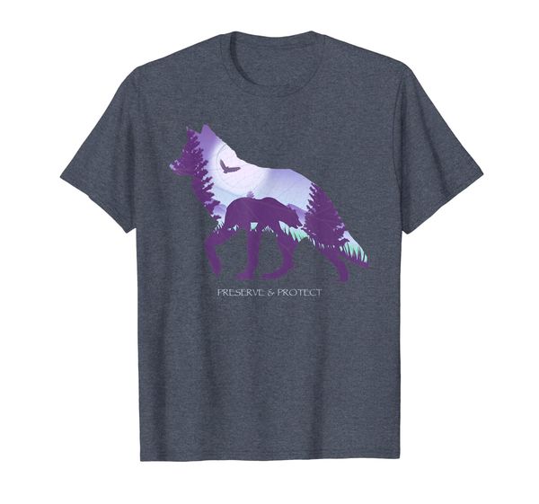 

Preserve Protect Vintage National Park Wolf Bear Eagle T-Shirt, Mainly pictures