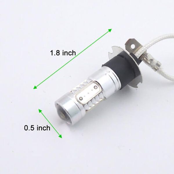

emergency lights high power led bulbs lamps tool 1.5w truck 1.8 inch fog green h3