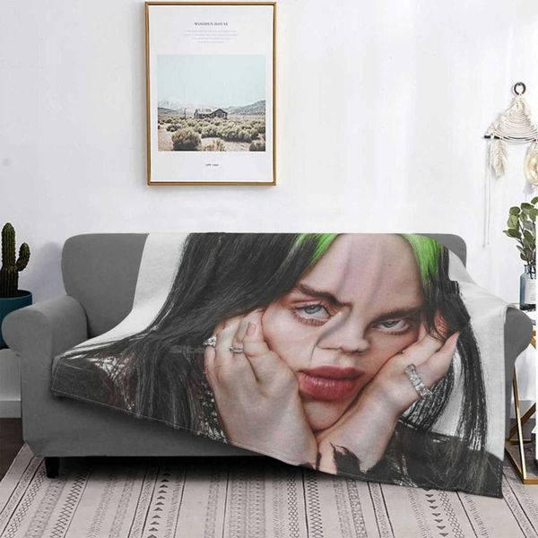 

blankets billie cute four seasons comfortable warm soft throw blanket tour 2021