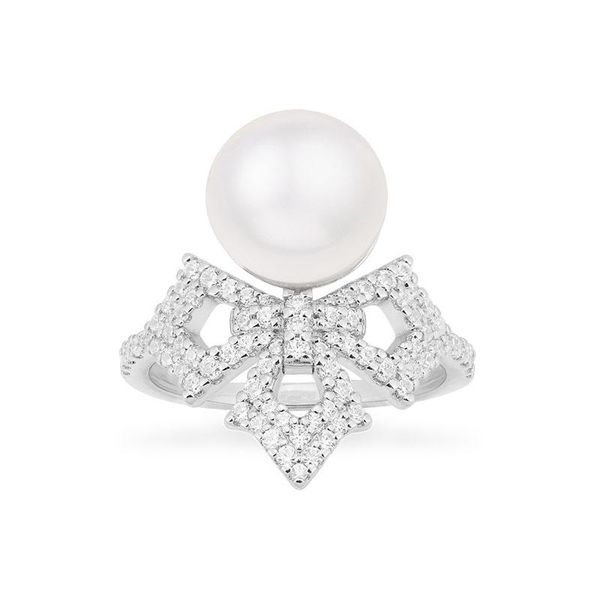 

cluster rings sljely solid 925 sterling silver cross ring with pearl zirconia women fine party fashion maltese jewelry gift, Golden;silver