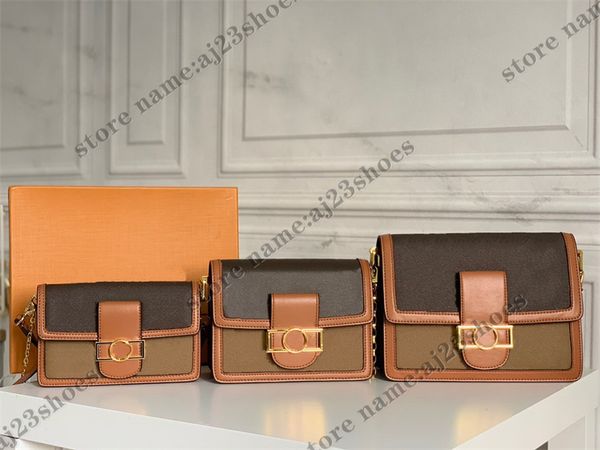 

mini dauphine chain wallet cross body bag m68746 m44580 m44391 chain vintage monograms signature lock mm luxurys designers bags