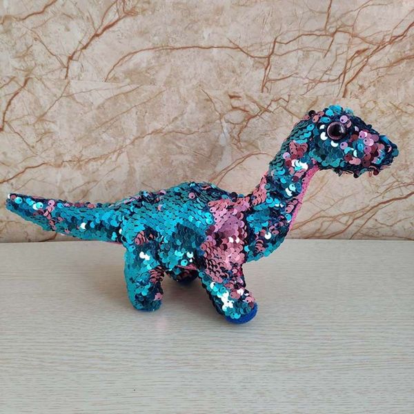 

small 6-inch color sequin dolls changing with beads chihuahua horned whale dinosaur owl fox zebra rabbit
