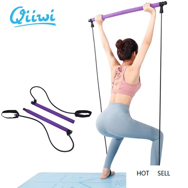 

pilates exercise stick toning bar fitness home yoga gym body workout multifunctional abdominal women's chest expander