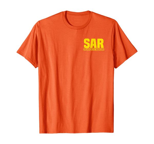 

search rescue crew sar emergency response team t-shirt, White;black