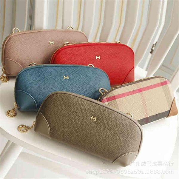 

bag handbag korean women's single shoulder diagonal printing leather mobile phone bag fashion horizontal h home wallet, Black;red