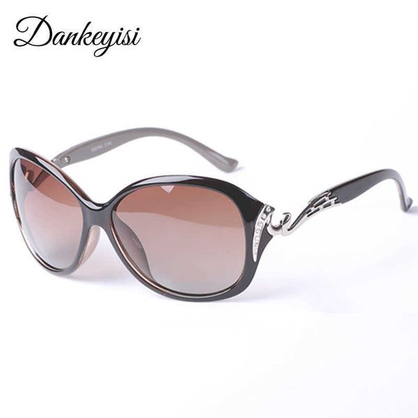 

dankeyisi polarized sunglasses women sunglasses uv400 protection fashion sunglasses with rhinestone sun glasses female glass p0814, White;black