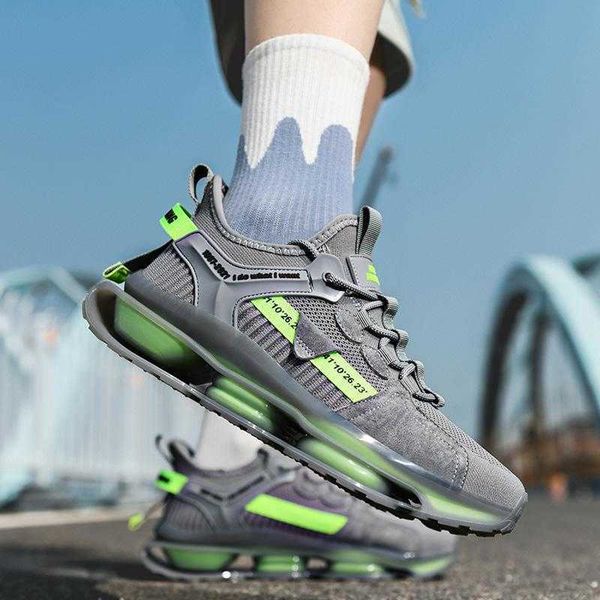 

men's sho 2021 summer breathable thin mh running grey shock-absorbing air cushion