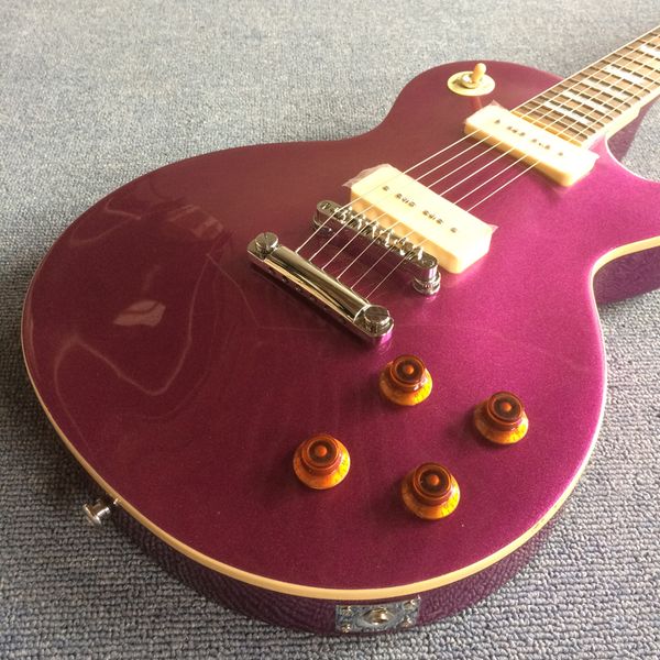 

electric guitar,metallic purple,rosewood fingerboard,p90 pickups180528
