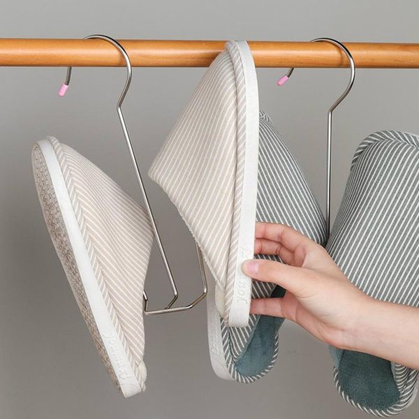 

shoe hanger anti-rust shoe hanger multifunction not deformed anti-skid shoes organizers windproof practical rack accseeories