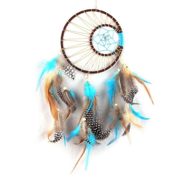 

1pc retro handmade feathers dream catcher substance attrape reve car home wall hanging decoration room ornaments gift