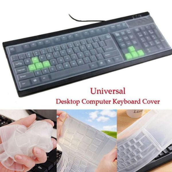 

keyboard covers universal clear skin protector silicone cover for pc computer deskd