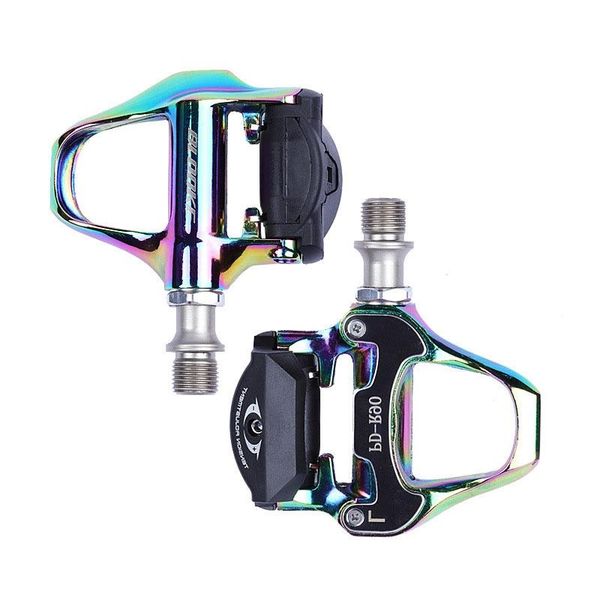 

bike locks blooke road pedal spd sl cleat self locking clip colorful non-slip clipless for racing riding parts