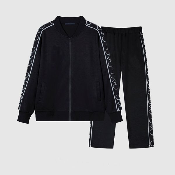 

22 new mens womens tracksuits sweatshirts suits men track sweat suit coats man designers jackets pants sportswear 330v, Black