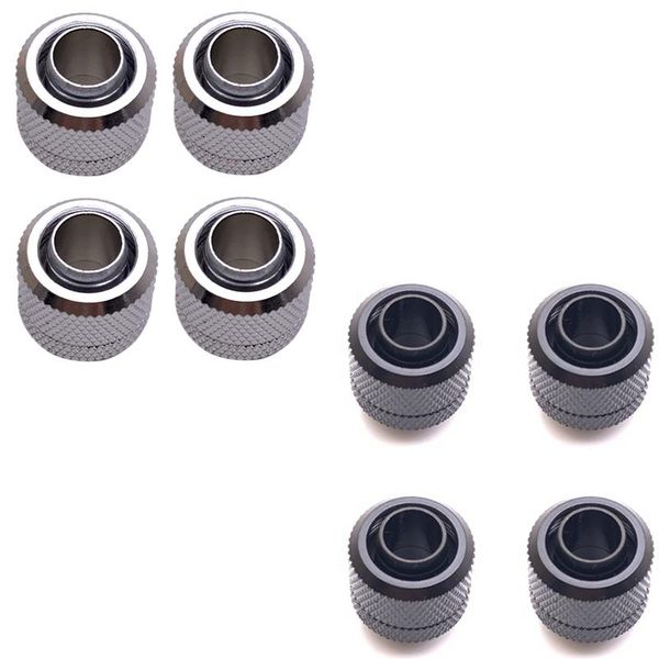

computer water-cooled connector 30mm thick hose quick-twist connector 9.5/12.7mm id/od fittings 4pack