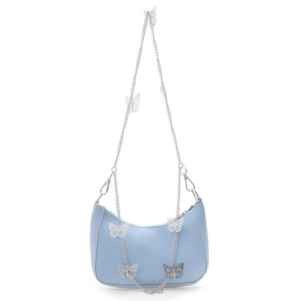 

evening bags luxury designer handbag for women 2021 trend armpit baguette bag candy color female shoulder ladies shopper