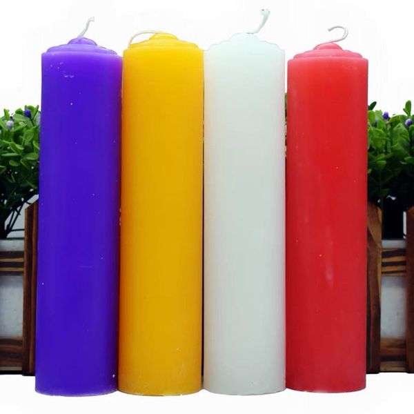 

candles extra-large colorful long household bar indoor bedroom lasting