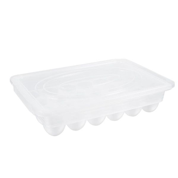 

storage bottles & jars 1pc kitchen egg box 24-grid case household preservation
