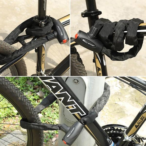 

bike locks west biking anti-theft lock bicycle mtb motorcycle with 2 keys