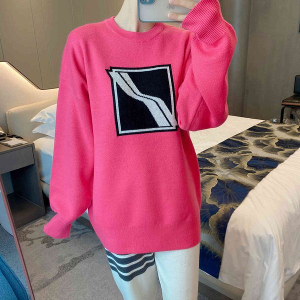 

1435 square sweater, White