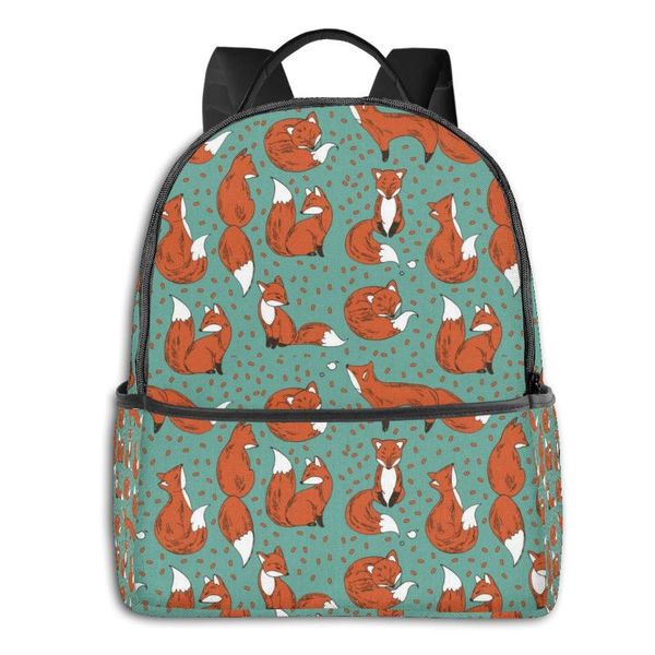 

backpack school bags for teenage cute foxes travel style back pack korean