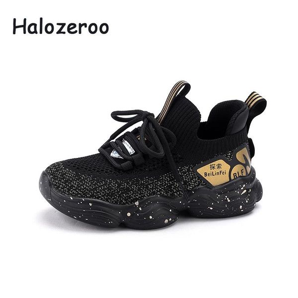 

sneakers spring kids sport baby girls slip on casual boys black running shoes children brand chunky trainers, Black;red