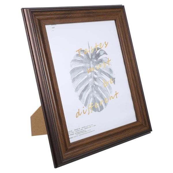 

frames 1pc creative walnut color frame delicate po durable deskadornment