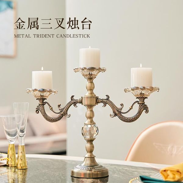 

candle holders metal luxury gold european candlestick decoration vintage decor wedding table wohnung dekoration bj50zt