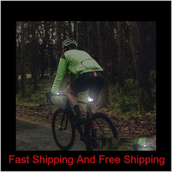 

sile bike bicycle cycling head front rear wheel led flash bicycle light lamp black/red include the bat qylmni hjfeeling