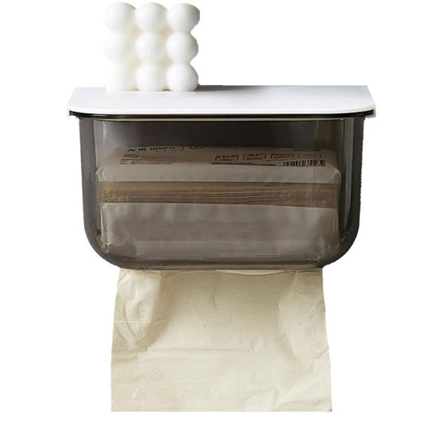 

tissue boxes & napkins wall mounted self adhesive box napkin holder plastic garbage bag dispenser storage baskets rack bathroom organizer