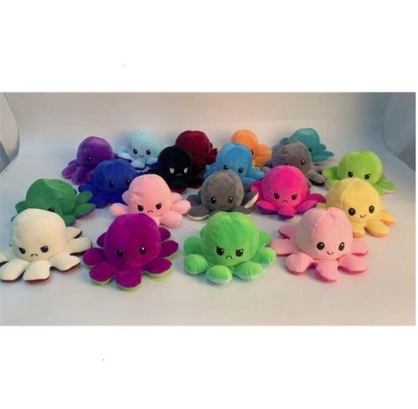 

glitter ocs toys reversible flip ocs stuffednew in stock christmas gift ocs pulpo peluche reversible