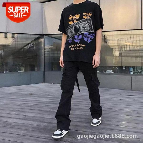 

metallicat loose vintage brockum heavy metal rock men's and women's hip-hop short-sleeved t-shirt #3l9j, White;black