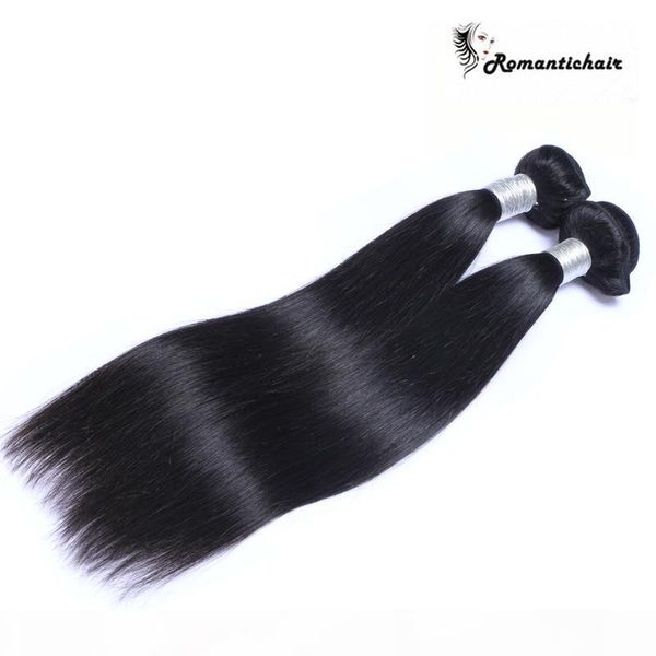 

virgin brazilian hair malaysian peruvian cambodian indian unprocessed straight human hair bundles 9a hair weave, Black