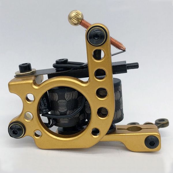 

1pcs professional coil tattoo machine 10 wrap coils tattoo gun steel tattoo frame for liner shader ing