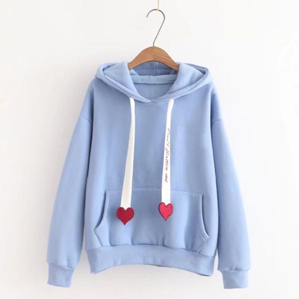 

women's hoodies & sweatshirts 2021 hoodie women autumn winter casual long sleeve sweatshirt harajuku korean streetwear girl mujer pullo, Black