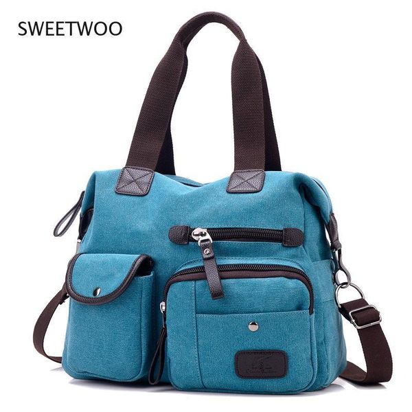 

duffel bags women canvas bag large-capacity one-shoulder messenger sports cloth leisure travel portable female
