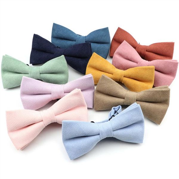 2021 Papillon in pelle scamosciata Tinta unita Morbido Classico Camicie Bowtie Bowknot Bambino adulto Farfalla Cravatte per matrimonio Regalo di Natale