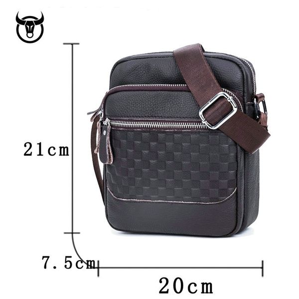 

bullcap brand men's leather messenger bag leisure business bag men's handbag gift bag men's handbag