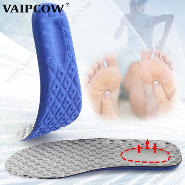 

shoes materials stretch breathable deodorant running cushion insoles for feet man women lightweight massage pad memory foam, Black