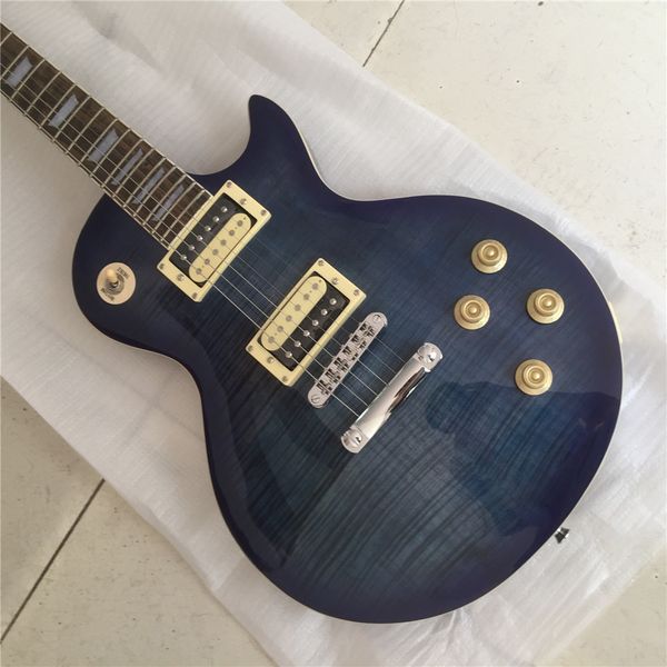 

blue 6 strings electric guitar, delivery, guitars guitarra