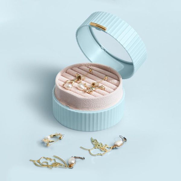 

storage boxes & bins portable jewelry box mini case display holder travel small organizer for girls and women