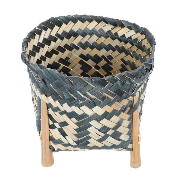 

planters & pots 1pc flower basket woven storage arrangement container desk decor