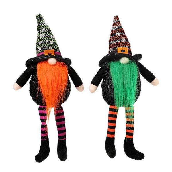 

party decoration halloween gnome doll with dangling legs glowing swedish tomte