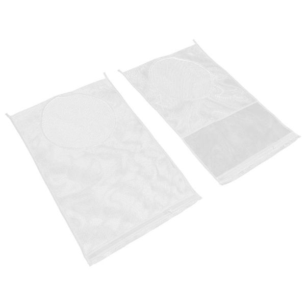 

laundry bags 2pcs bathroom storage net reusable kids bathing mesh bag