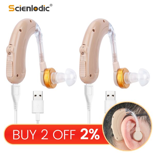 

rechargeable hearing aids mini ear hearing amplifier adjustable tone hearing aid device sound amplifier for elderly loss