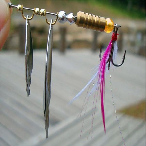 

1pcs hooks 7g/10g rotating spinner spoon lure fishing lures artificial baits metal sequins baits fishing tackle jllbkk